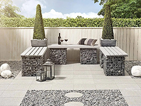 Gabion Bench